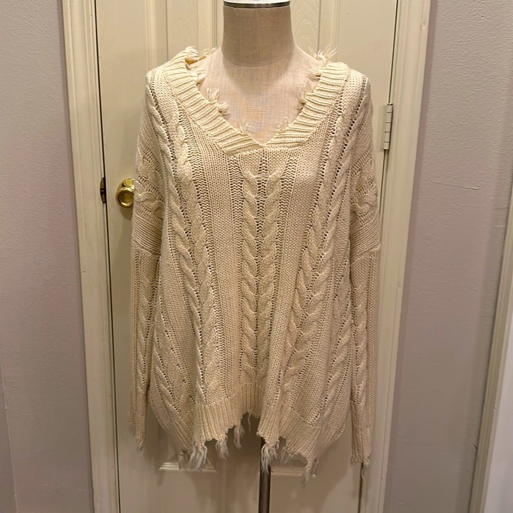 White/Cream Sweater